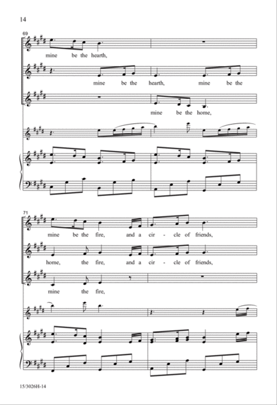 A Circle of Friends A Circle of Friends SSA scores gallery preview page 14