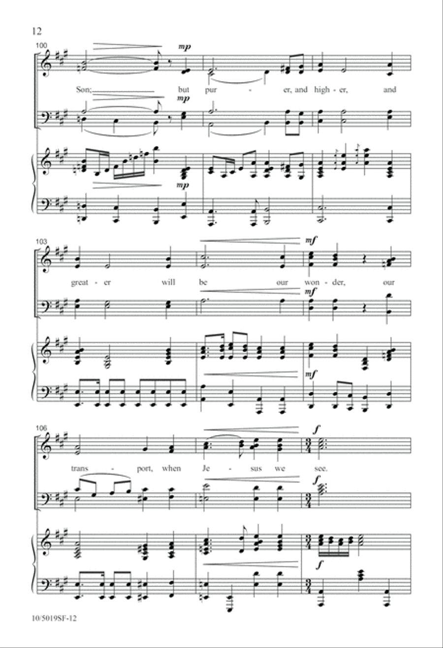 Great Things He Has Done 4-Part scores gallery preview page 12