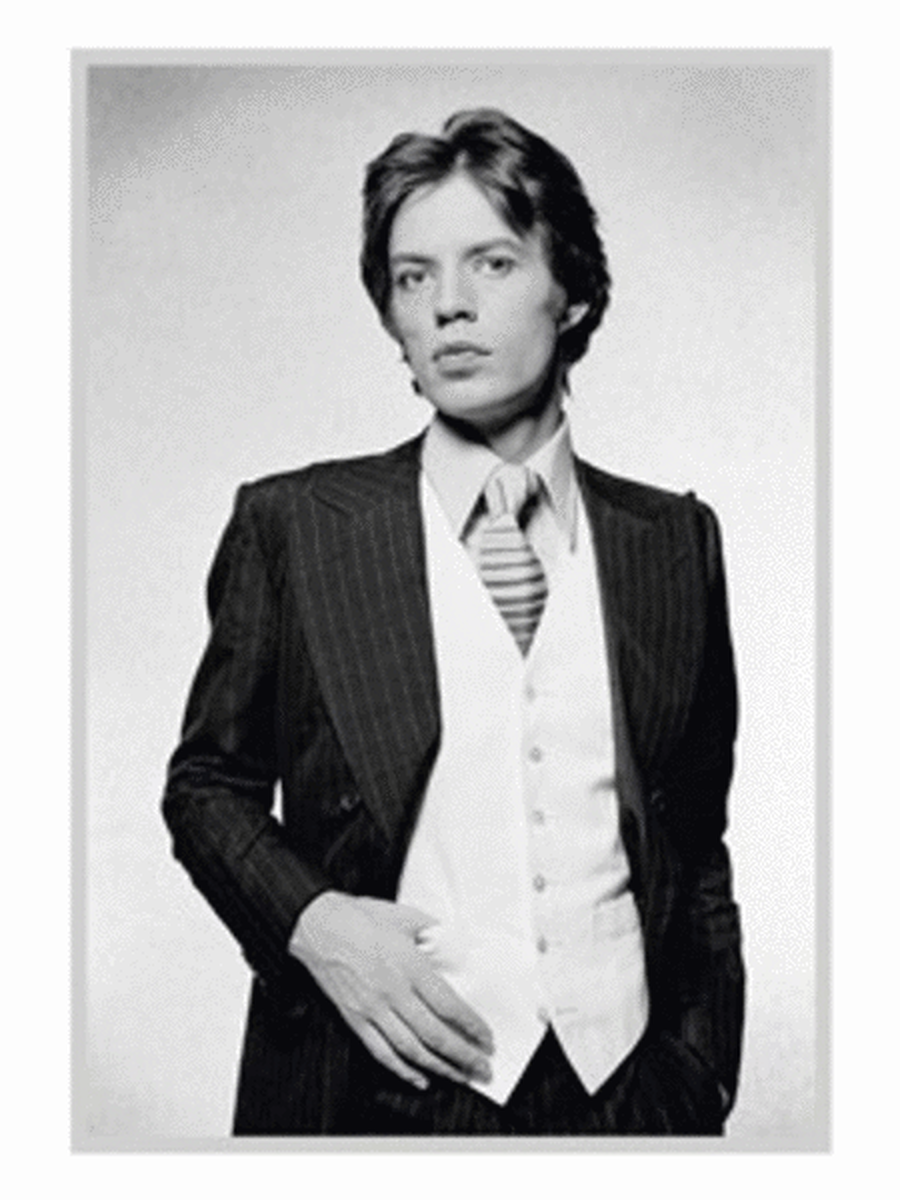 Terry O'Neill Greetings Card - Mick Jagger