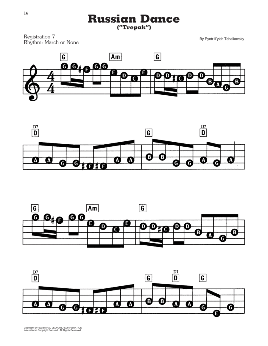 Russian Dance (Trepak), Op. 71a (from The Nutcracker)