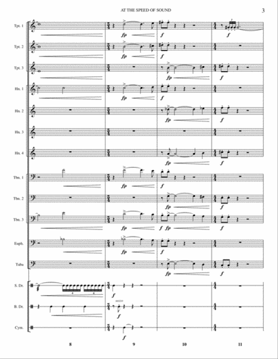 At The Speed Of Sound At The Speed Of Sound Brass Ensemble scores gallery preview page 4