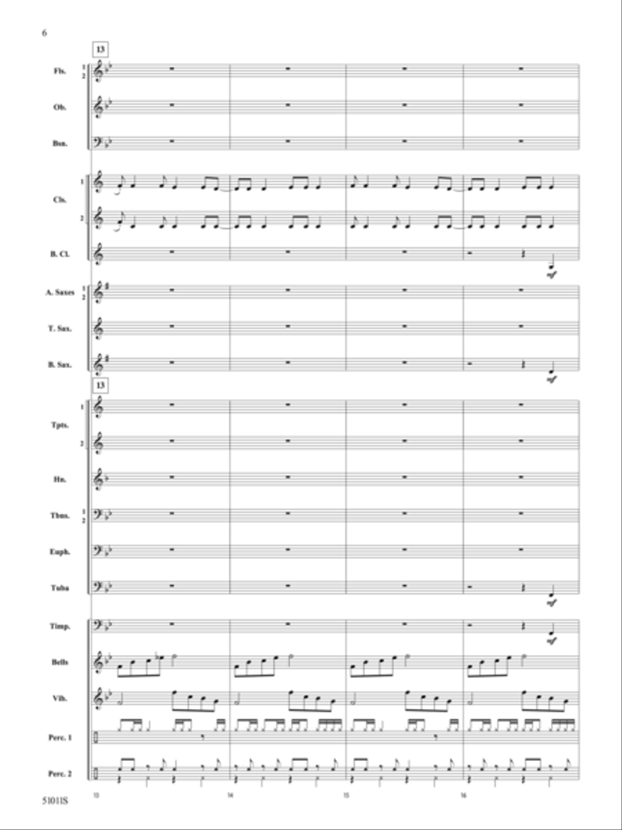 Hi!: Score Concert Band scores gallery preview page 6