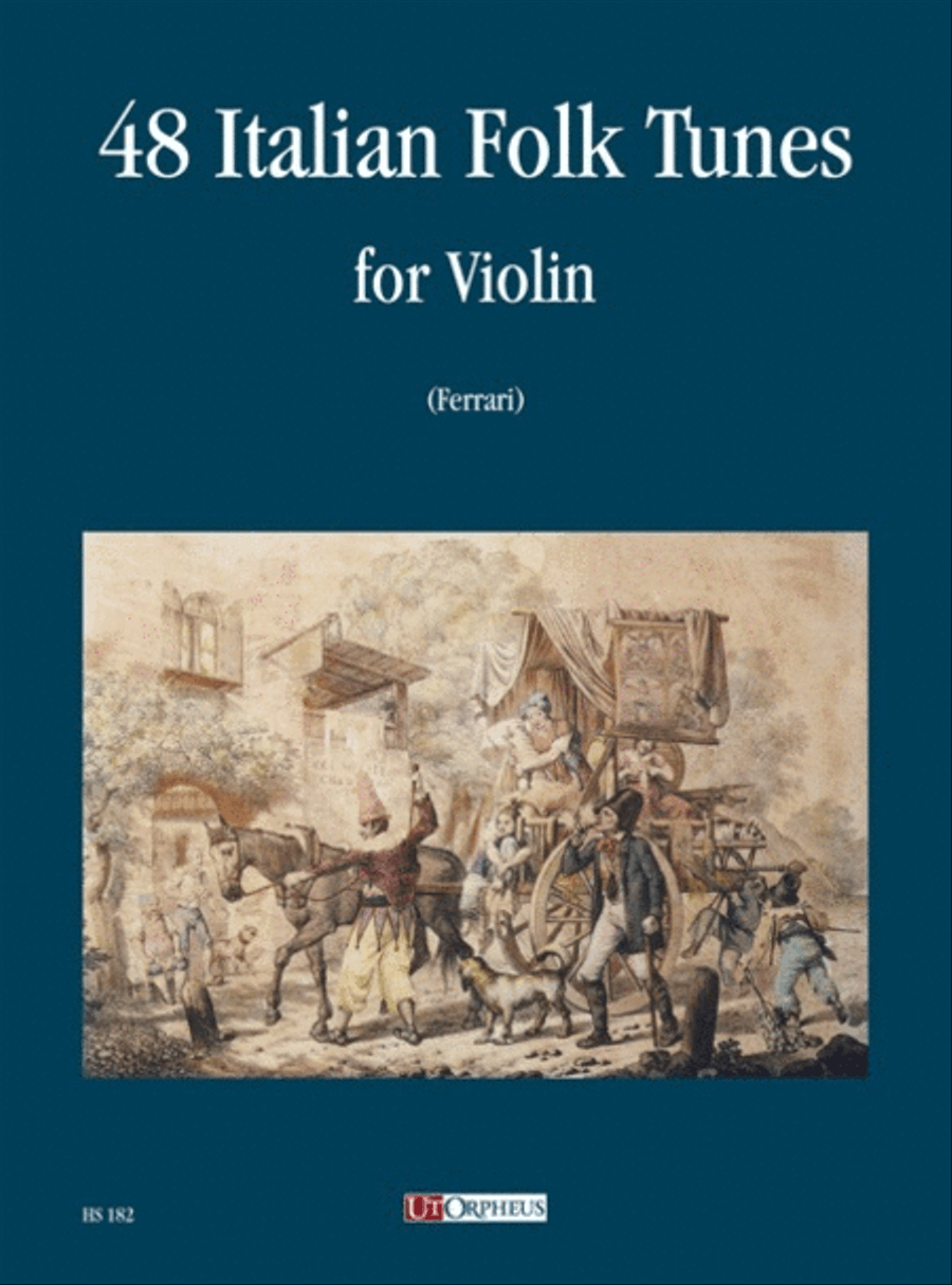 48 Italian Folk Tunes for Violin Violin Solo scores gallery preview page 1