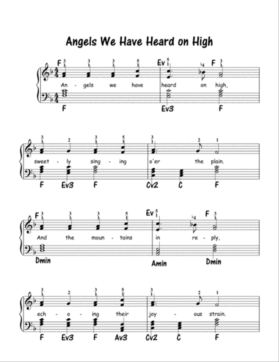 30 Christmas Piano Favorites for Third Year Piano Easy Piano scores gallery preview page 3