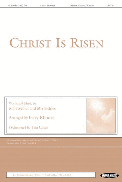 Christ Is Risen - CD ChoralTrax