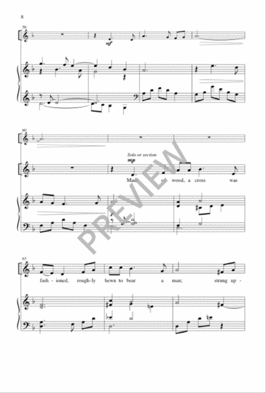 Made of Thorns, a Crown Was Braided 4-Part scores gallery preview page 8