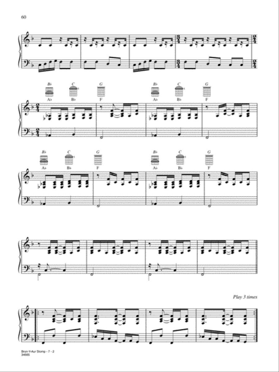 Bron-Y-Aur Stomp Piano, Vocal, Guitar scores gallery preview page 2
