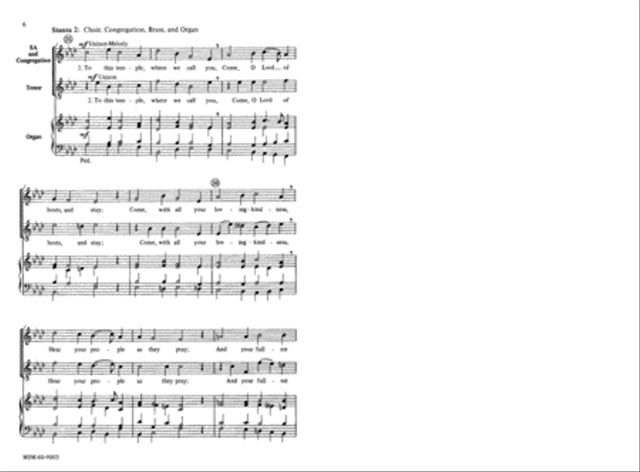 Christ Is Made the Sure Foundation 4-Part scores gallery preview page 5