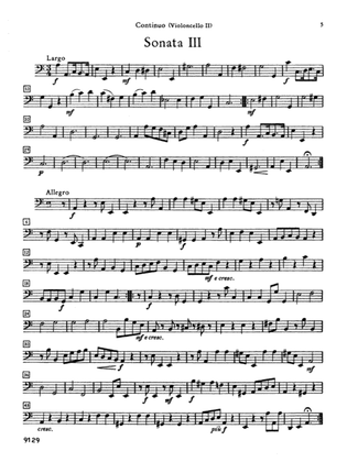 Book cover for Vivaldi: Six Sonatas for Cello and Basso Continuo