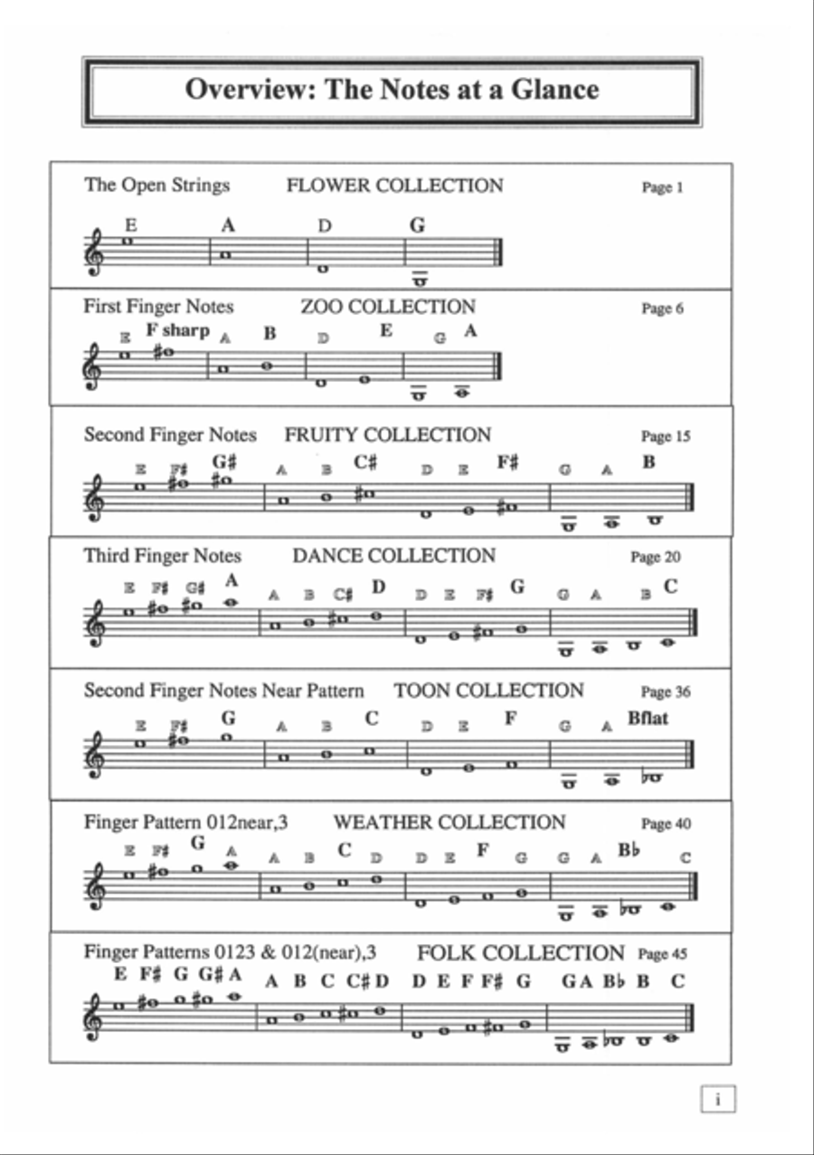 Flower Collection for Violin. Pupil Book Volume 1. Accompaniment available separetly Violin Solo scores gallery preview page 5