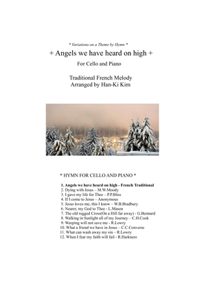 Book cover for Angels we have heard on high (For Cello and Piano)