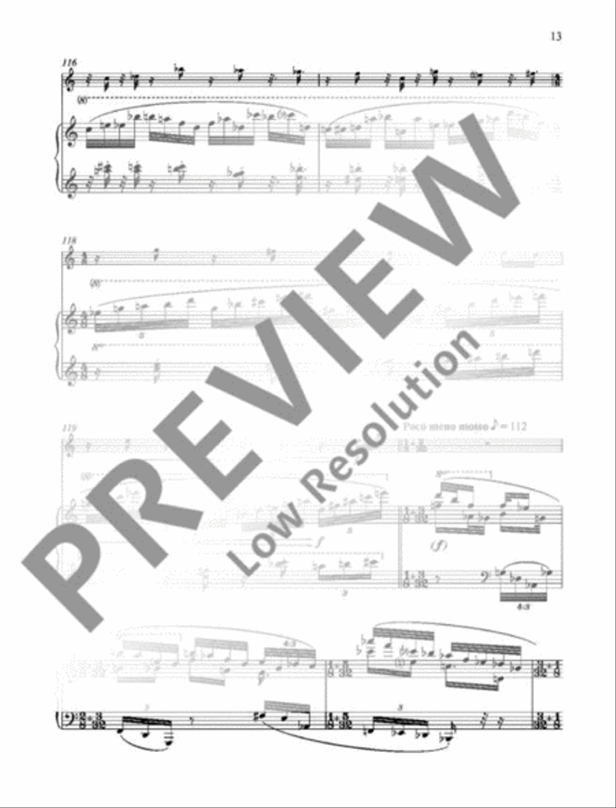 Sonata Violin Solo scores gallery preview page 16