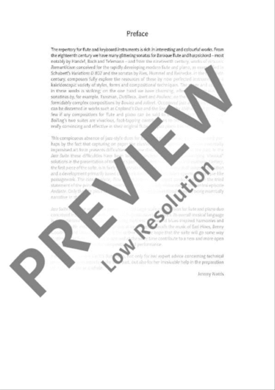 Jazz Suite Flute Solo scores gallery preview page 3