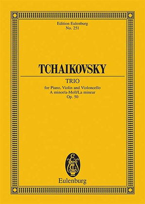 Book cover for Piano Trio in A minor, Op. 50