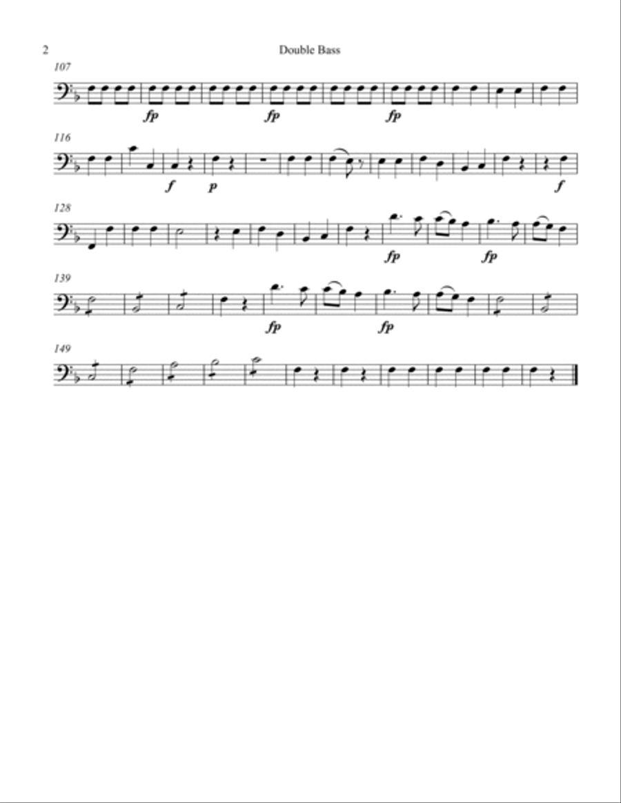 Exultate jubilate Third Movement Alleluia Chamber Orchestra scores gallery preview page 2