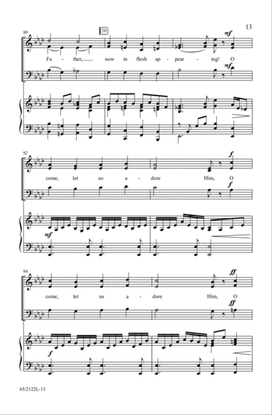 A New and Glorious Morn! 3-Part scores gallery preview page 13