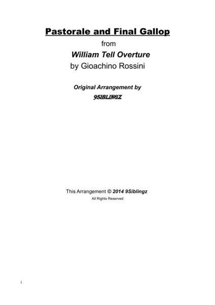 String Chamber Series: William Tell Overture