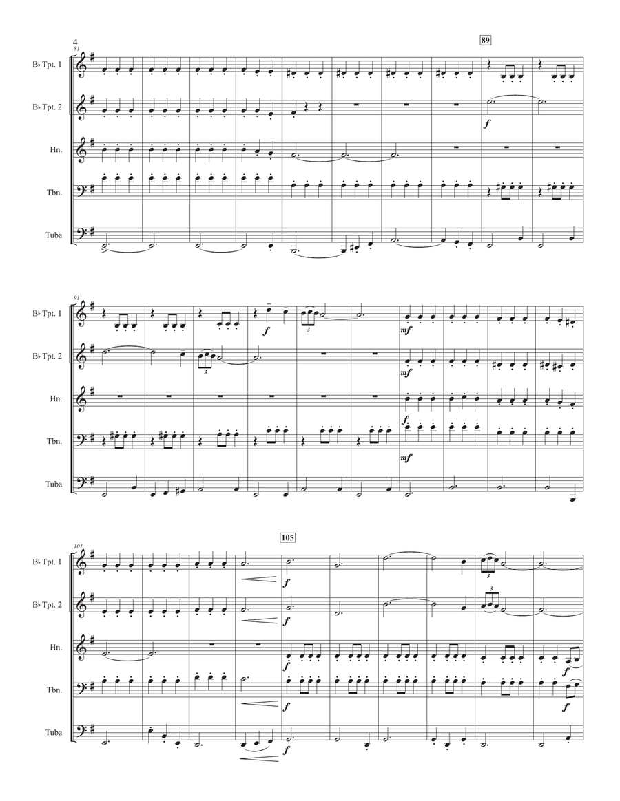 Delilah Brass Ensemble scores gallery preview page 4