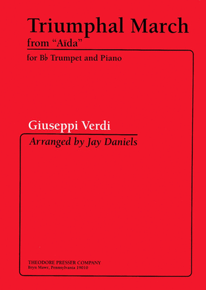 Book cover for Triumphal March, From "Aida"