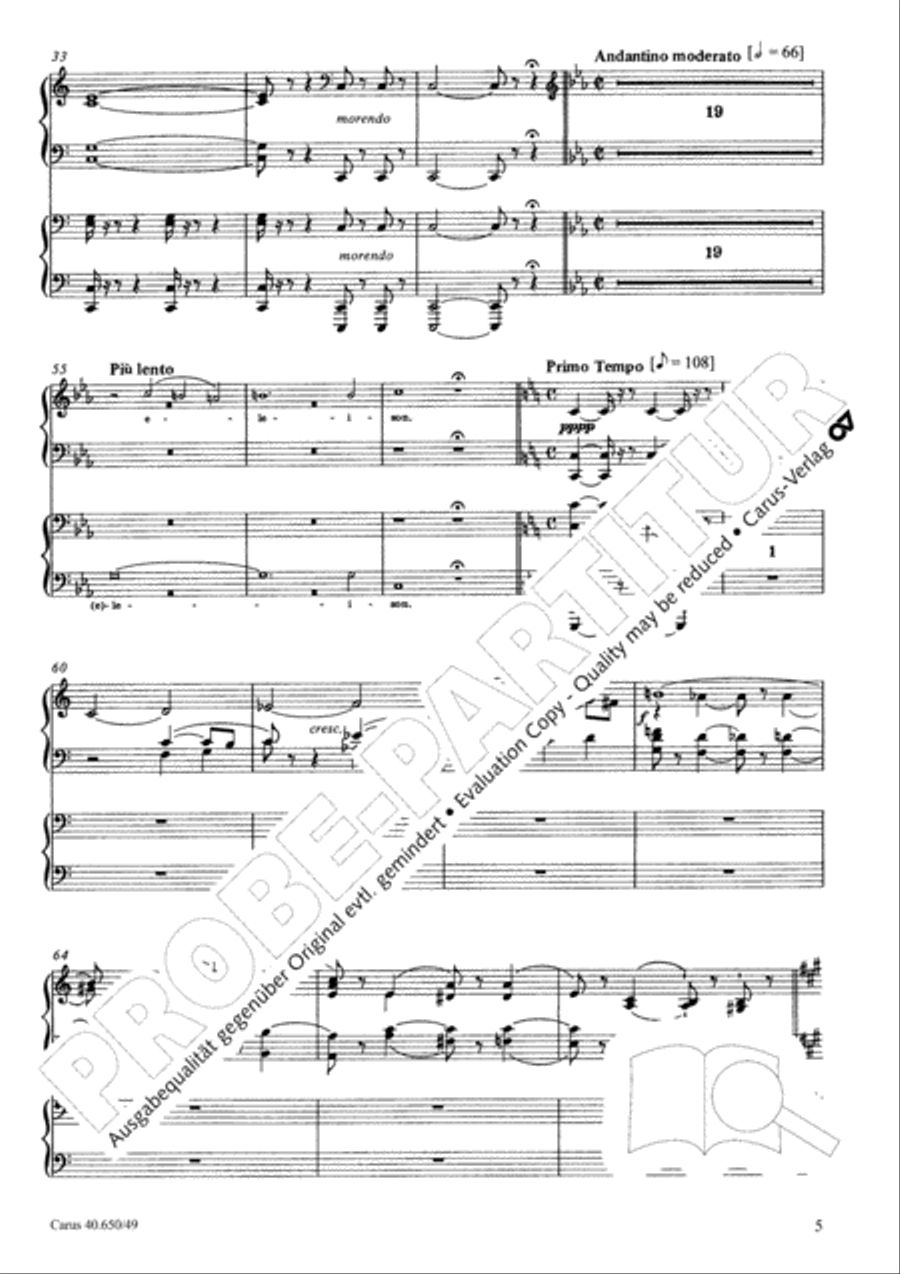 Petite Messe solennelle 4-Part scores gallery preview page 6