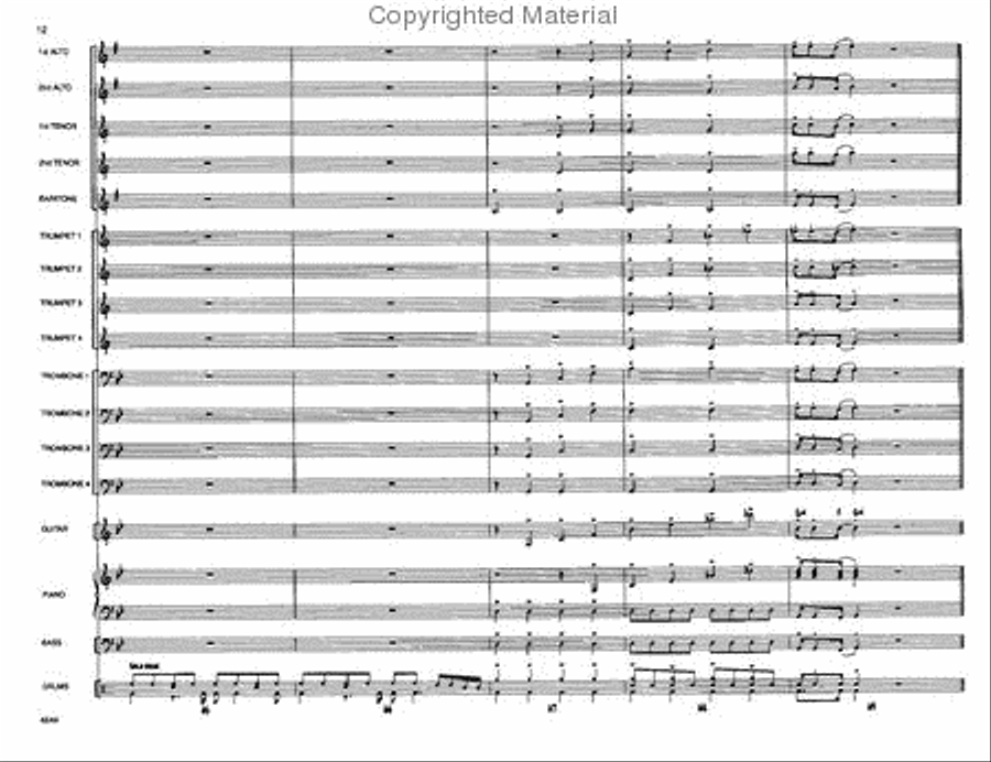 We Three Kings Jazz Ensemble scores gallery preview page 11