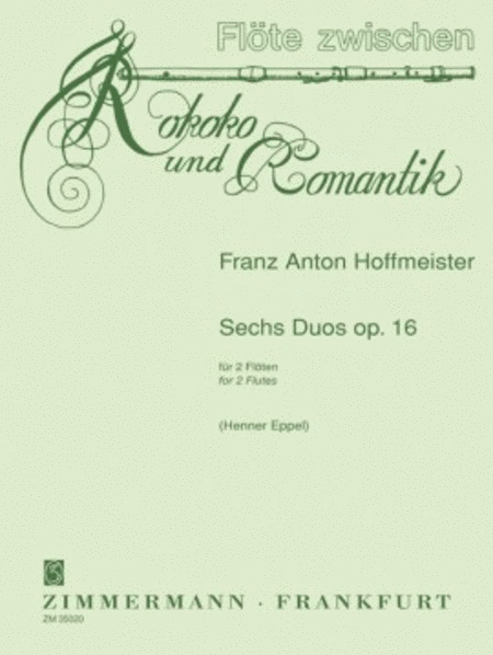 Sechs Duos Op. 16
