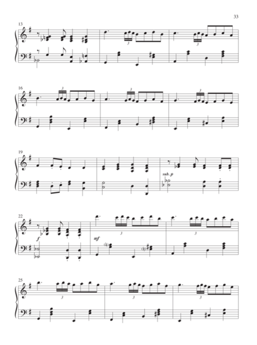 Christmas Fantasia Christmas Fantasia Piano Solo scores gallery preview page 18