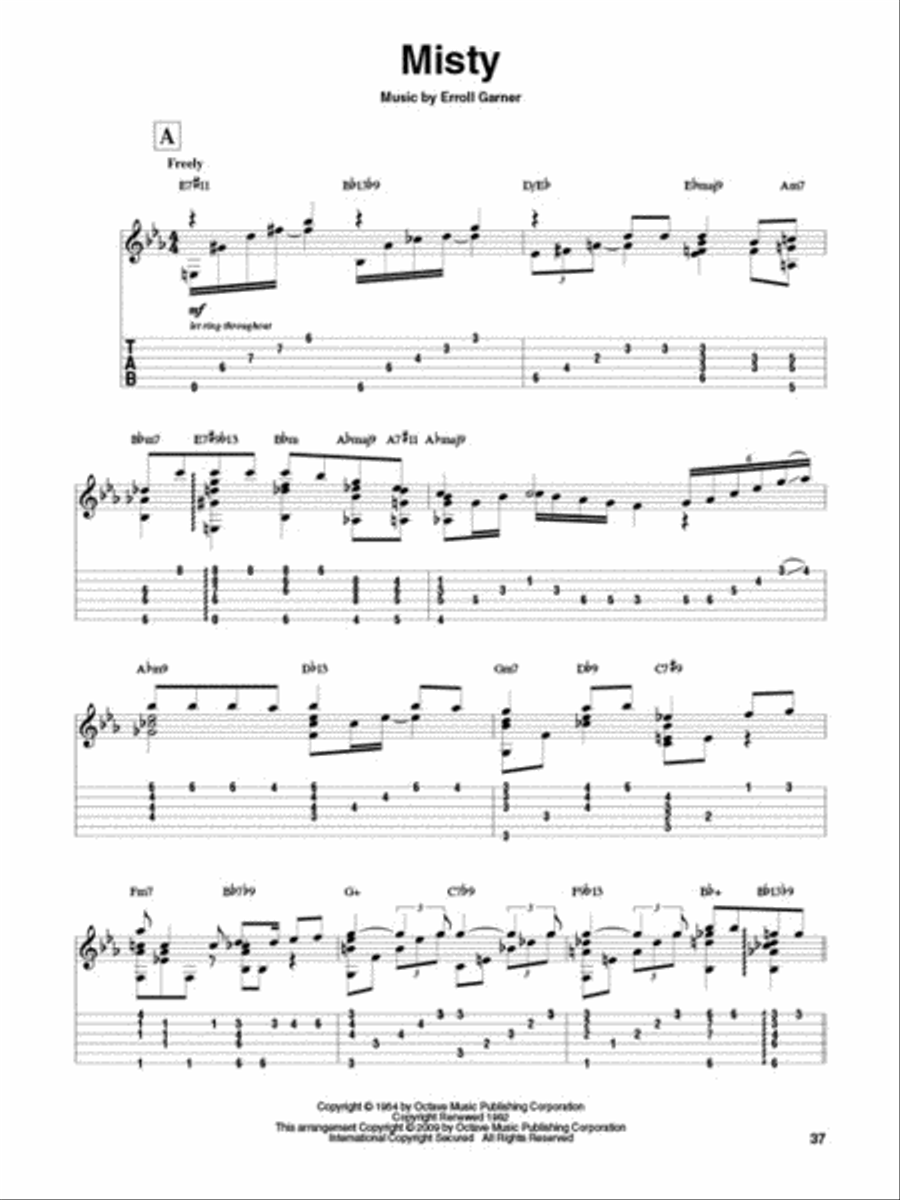 Jazz Standards Electric Guitar scores gallery preview page 10
