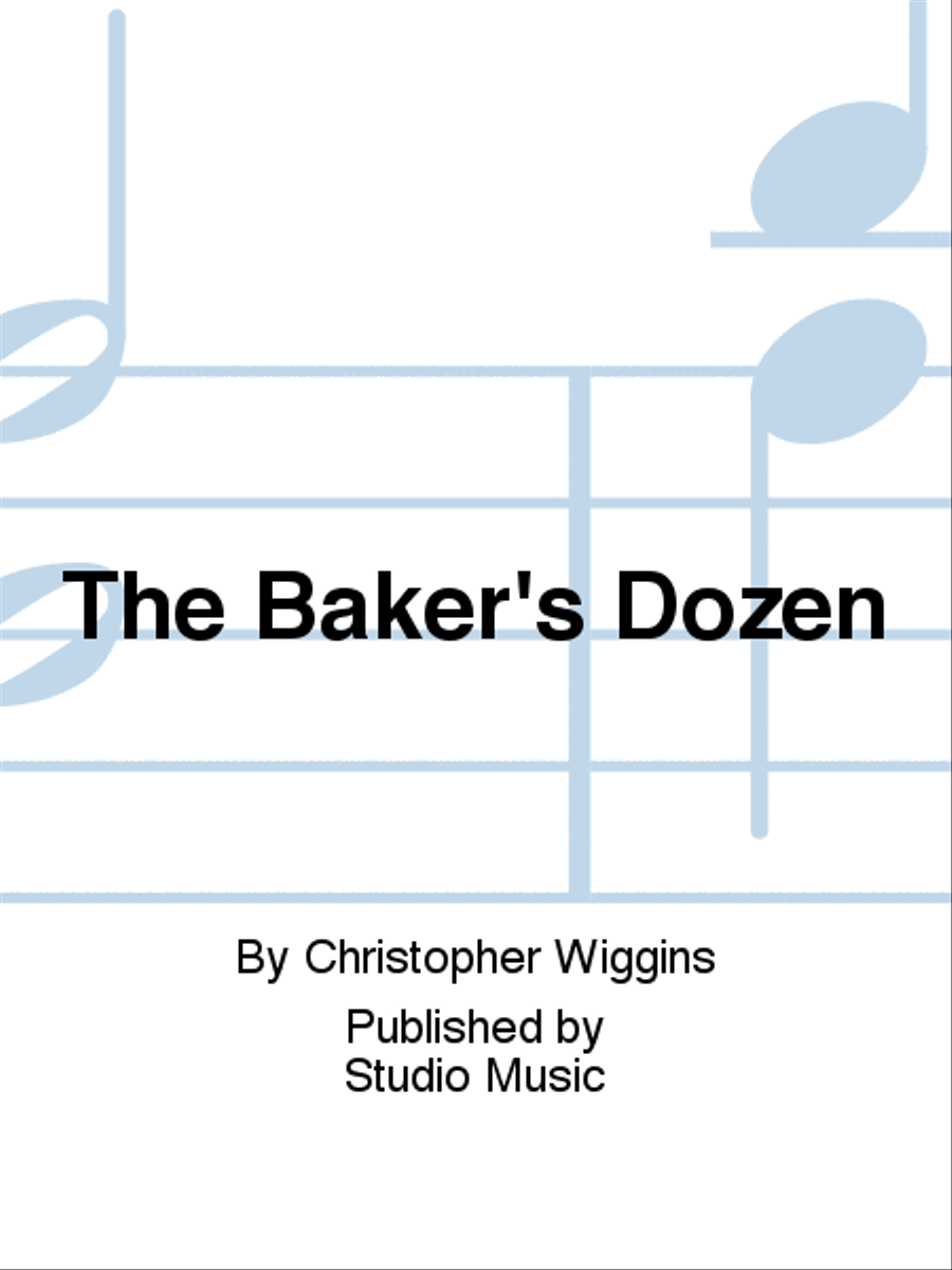 The Baker's Dozen Trombone Solo scores gallery preview page 1