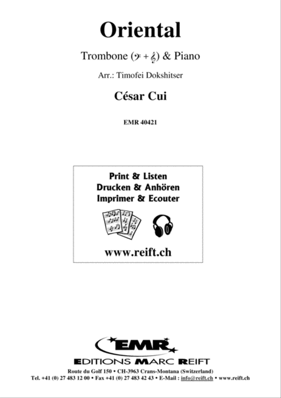 Oriental Oriental Piano Accompaniment scores gallery preview page 1