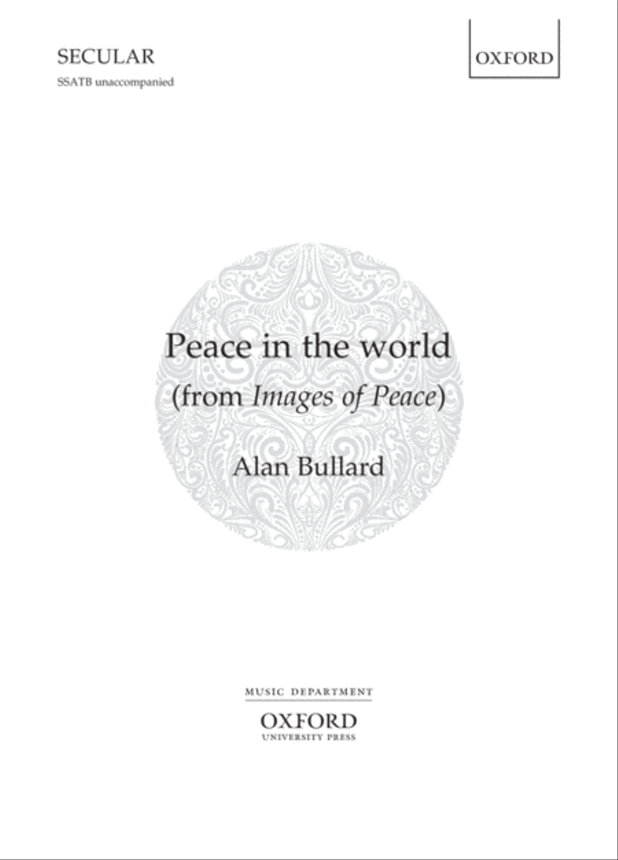 Peace in the world SSATB scores gallery preview page 1