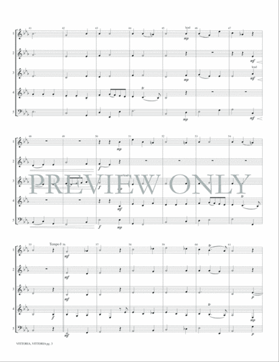 Vittoria, Vittoria Woodwind Ensemble scores gallery preview page 5