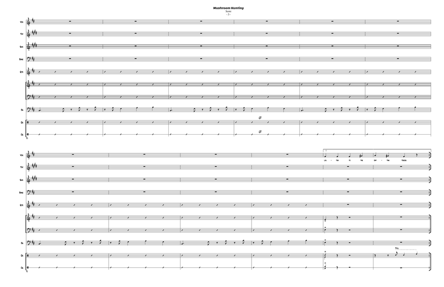 Mushroom Hunting Jazz Ensemble scores gallery preview page 4