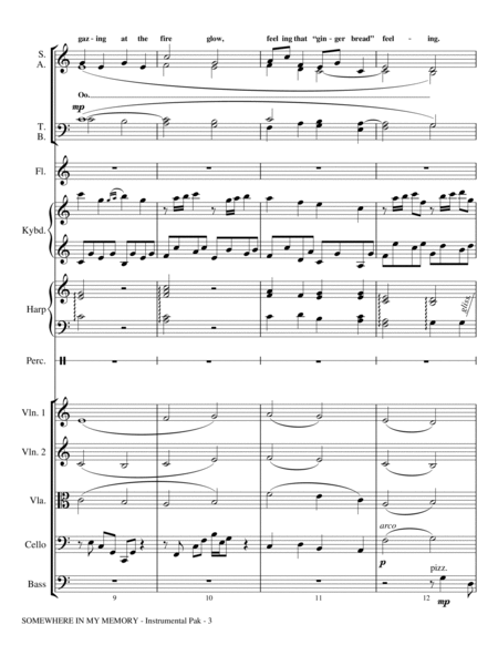 Somewhere in My Memory (arr. Audrey Snyder) - Full Score