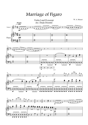 Violin I EXCERPT - Mozart - Marriage of Figaro (with PIANO)