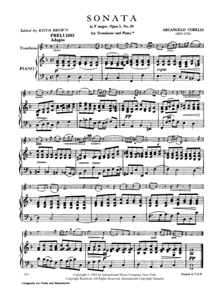 Sonata No. 10 In F Major