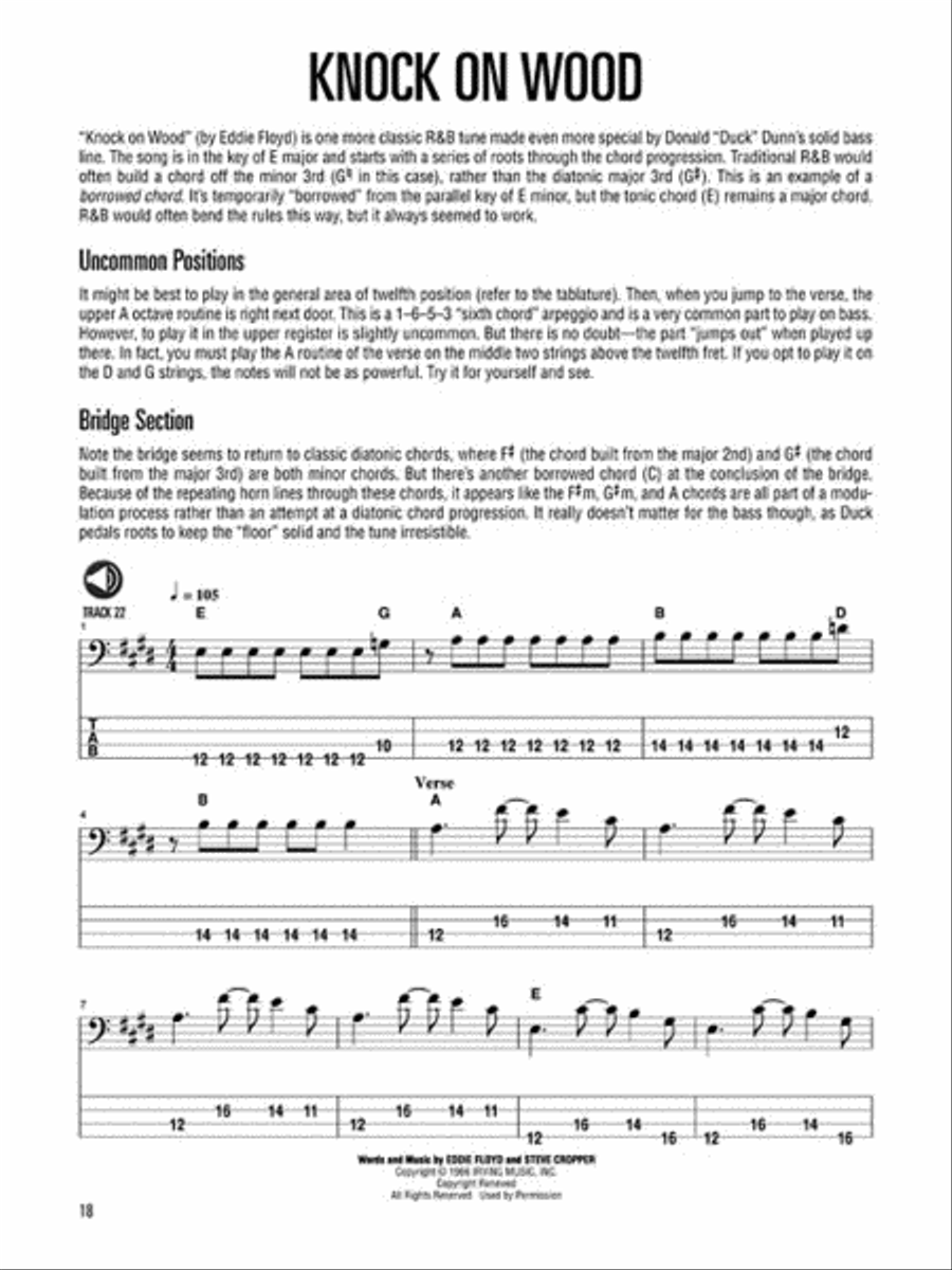 R&B Bass – A Guide to the Essential Styles and Techniques Bass Guitar Tablature scores gallery preview page 5