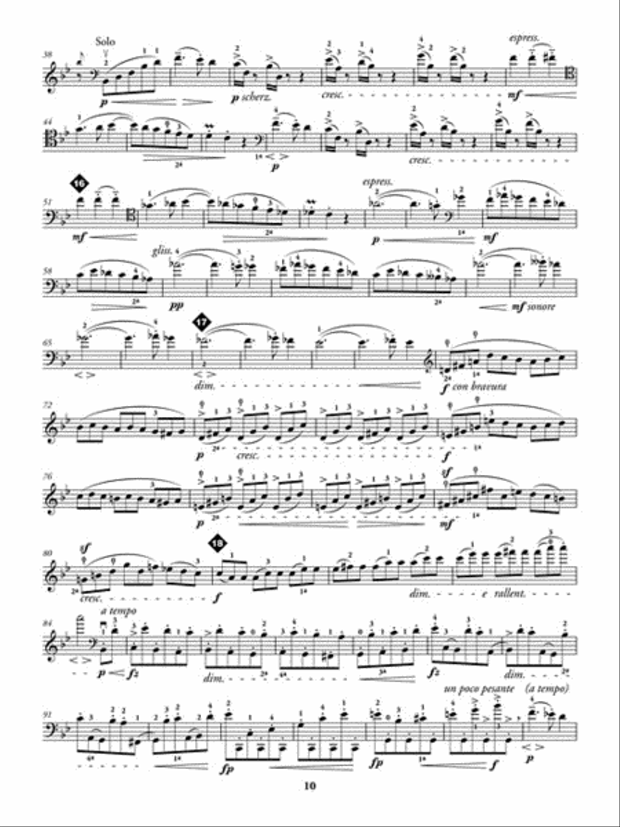 Boccherini: Cello Concerto in B-flat Major, G482 Cello Solo scores gallery preview page 4