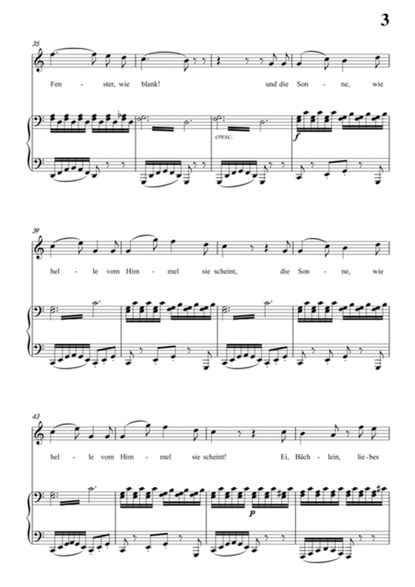 Schubert-Halt! in C Op.25 No.3,for Vocal and Piano