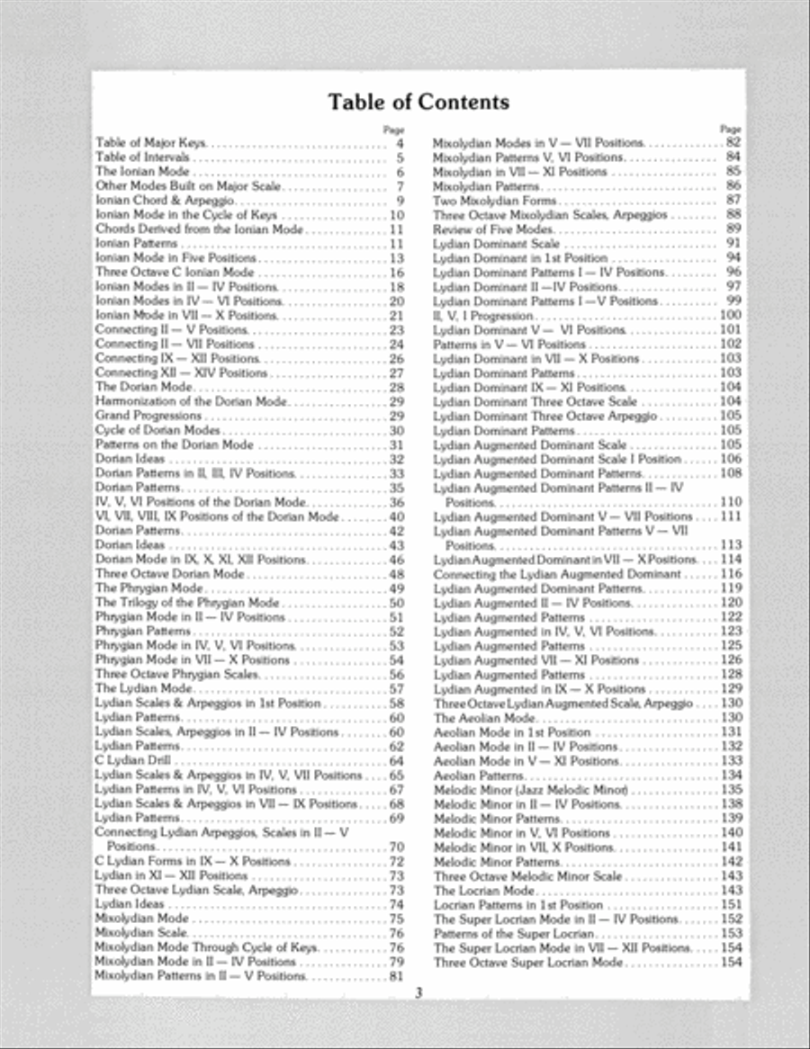 Jazz Guitar Scales & Modes Electric Guitar scores gallery preview page 4