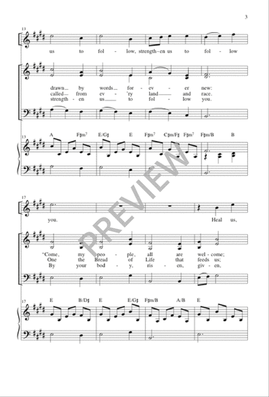 We Gather Round You We Gather Round You SAB scores gallery preview page 4