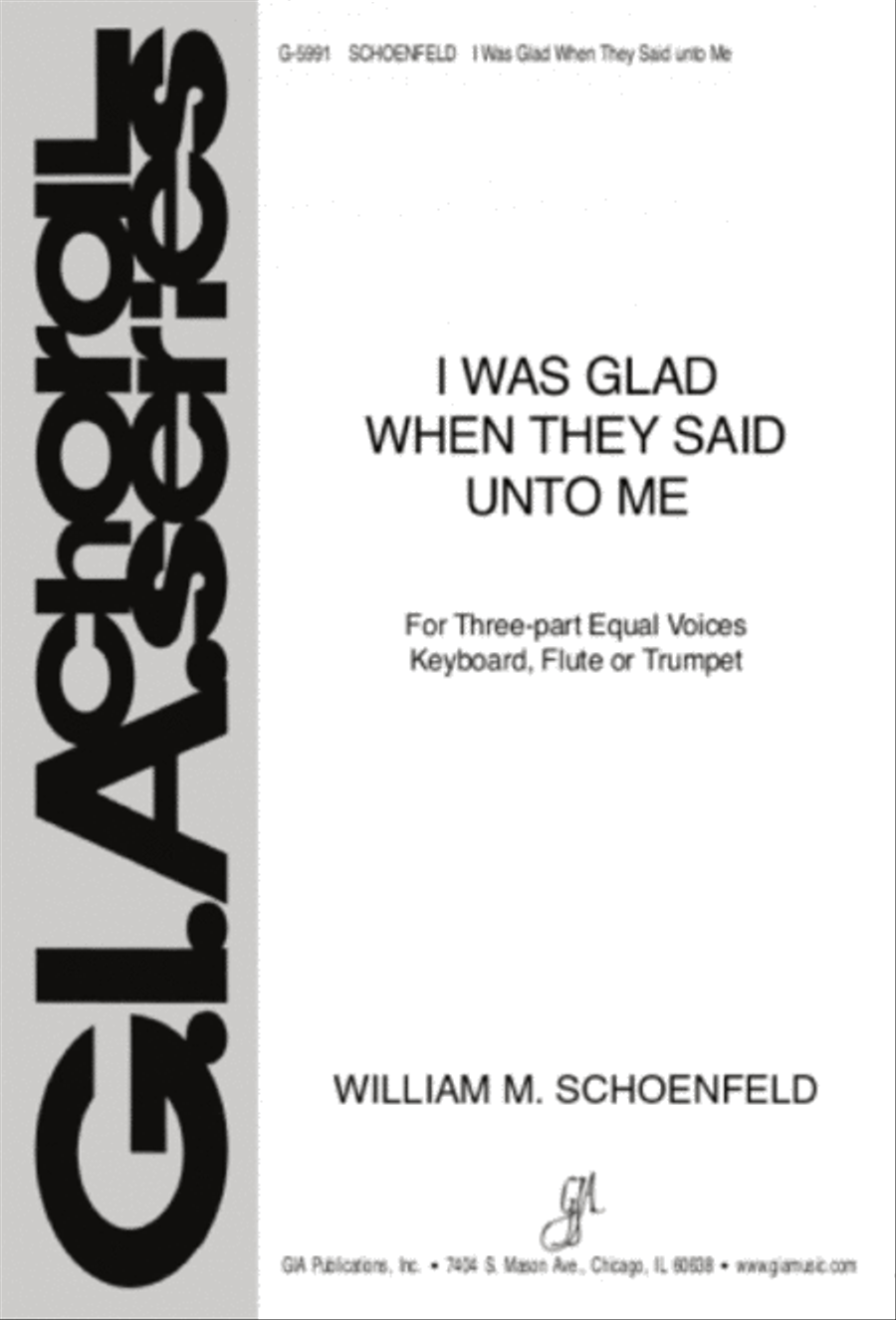 I Was Glad When They Said unto Me - Instrumental edition Flute scores gallery preview page 1