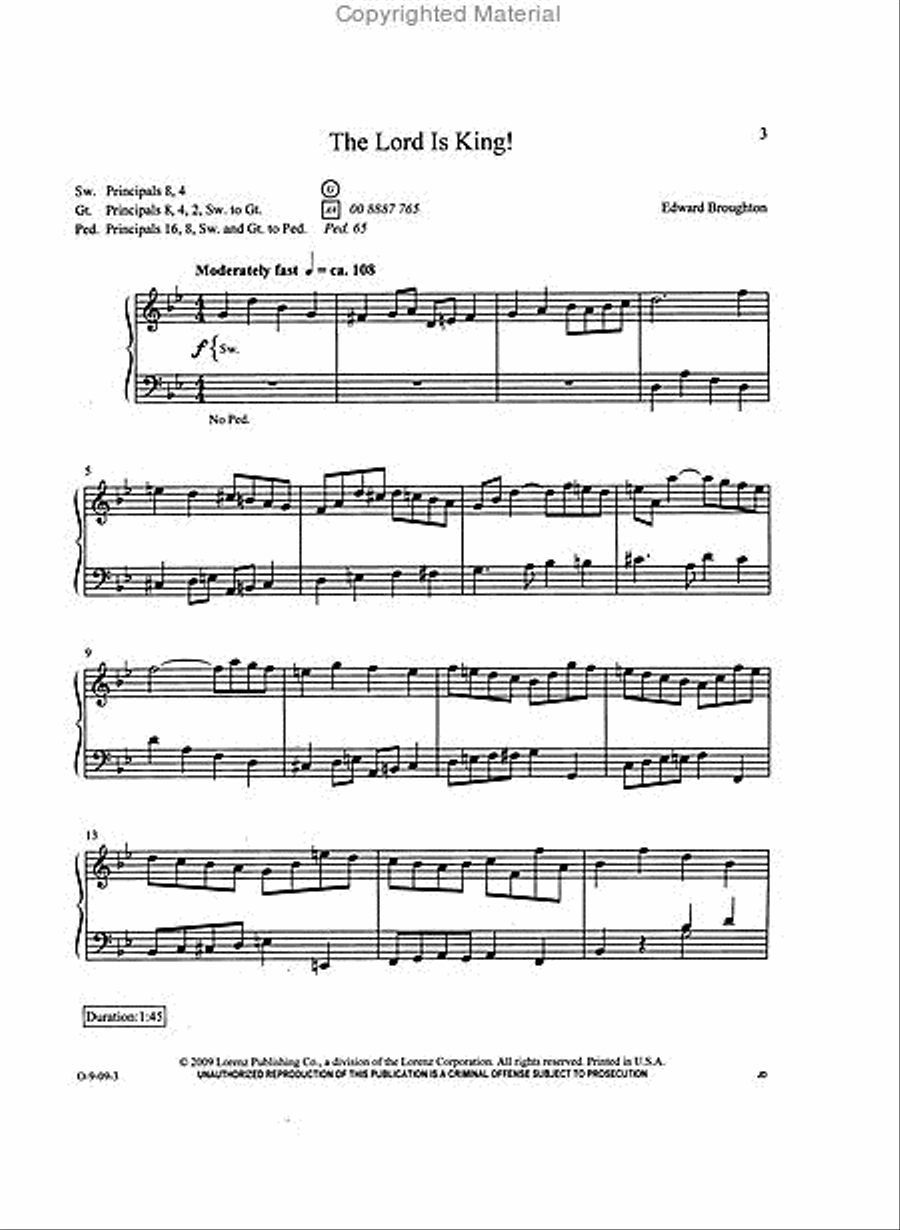 Easy Organ Library, Vol. 48 Organ Solo scores gallery preview page 2