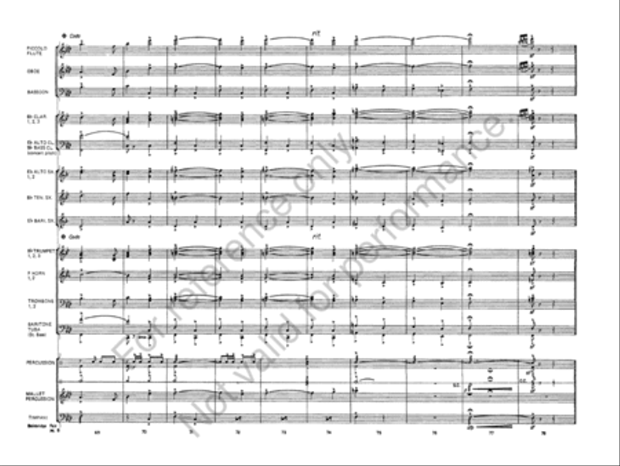 Bainbridge Fair Bainbridge Fair Concert Band scores gallery preview page 9