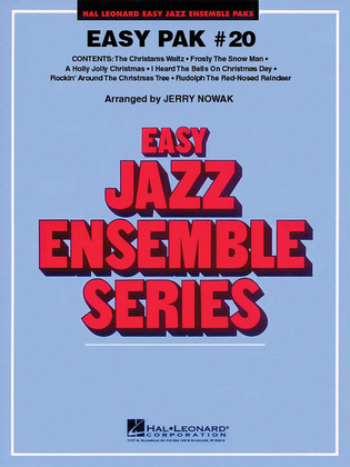 Book cover for Easy Jazz Ensemble Pak 20