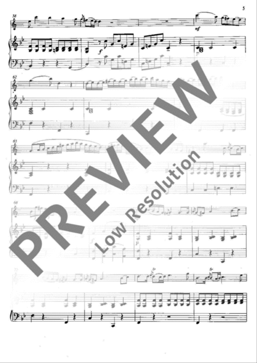 Concerto Bb major Clarinet scores gallery preview page 6