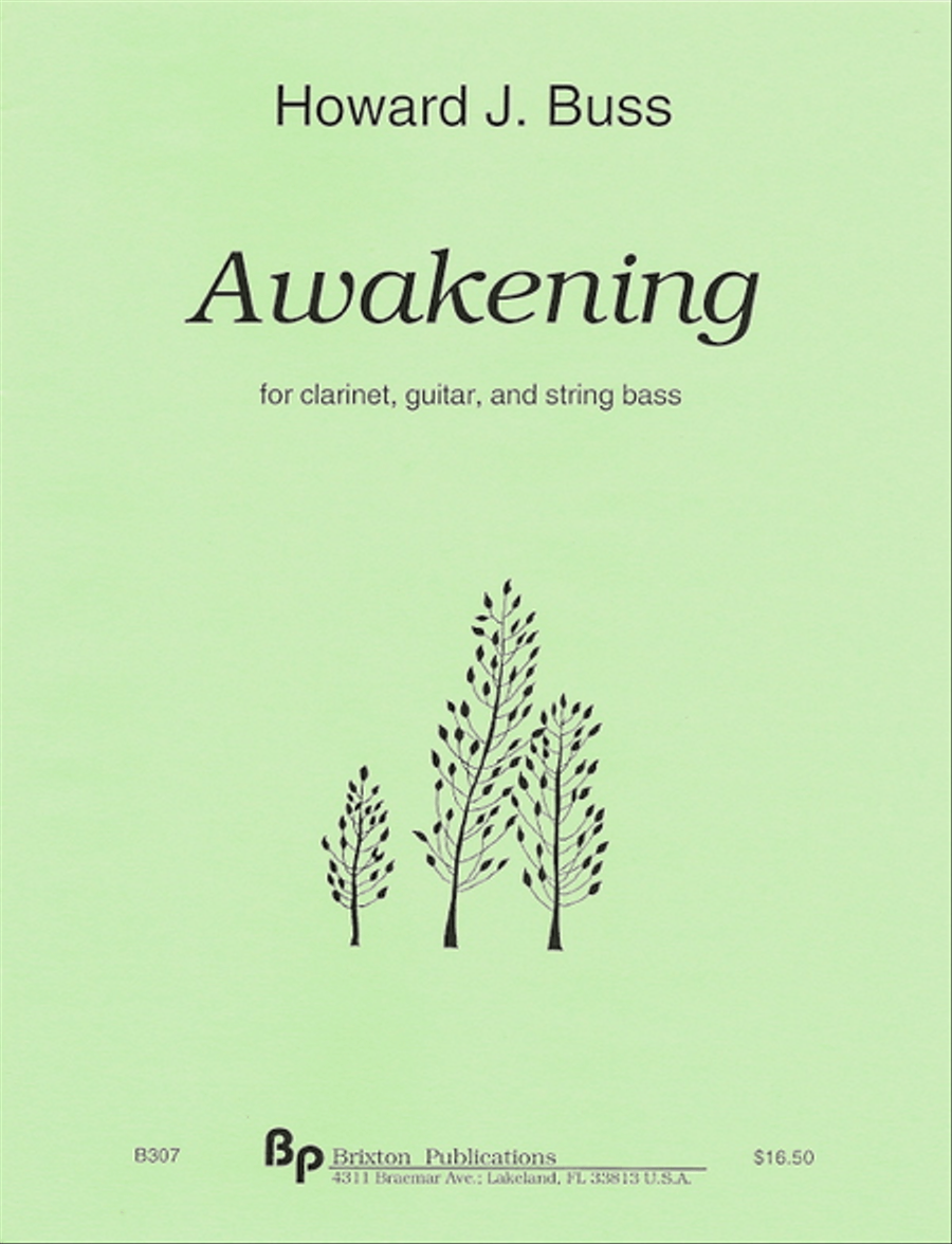Awakening Clarinet scores gallery preview page 1
