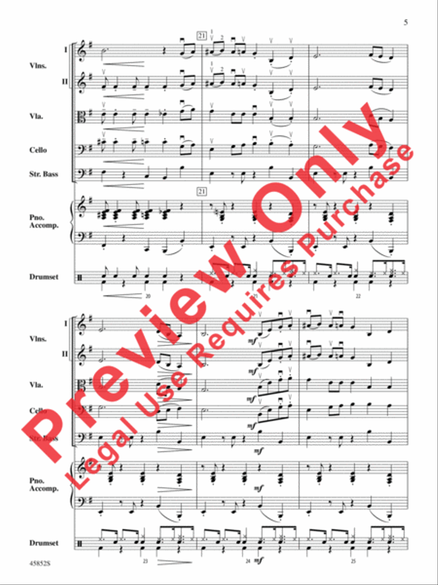 Take Five String Orchestra scores gallery preview page 5