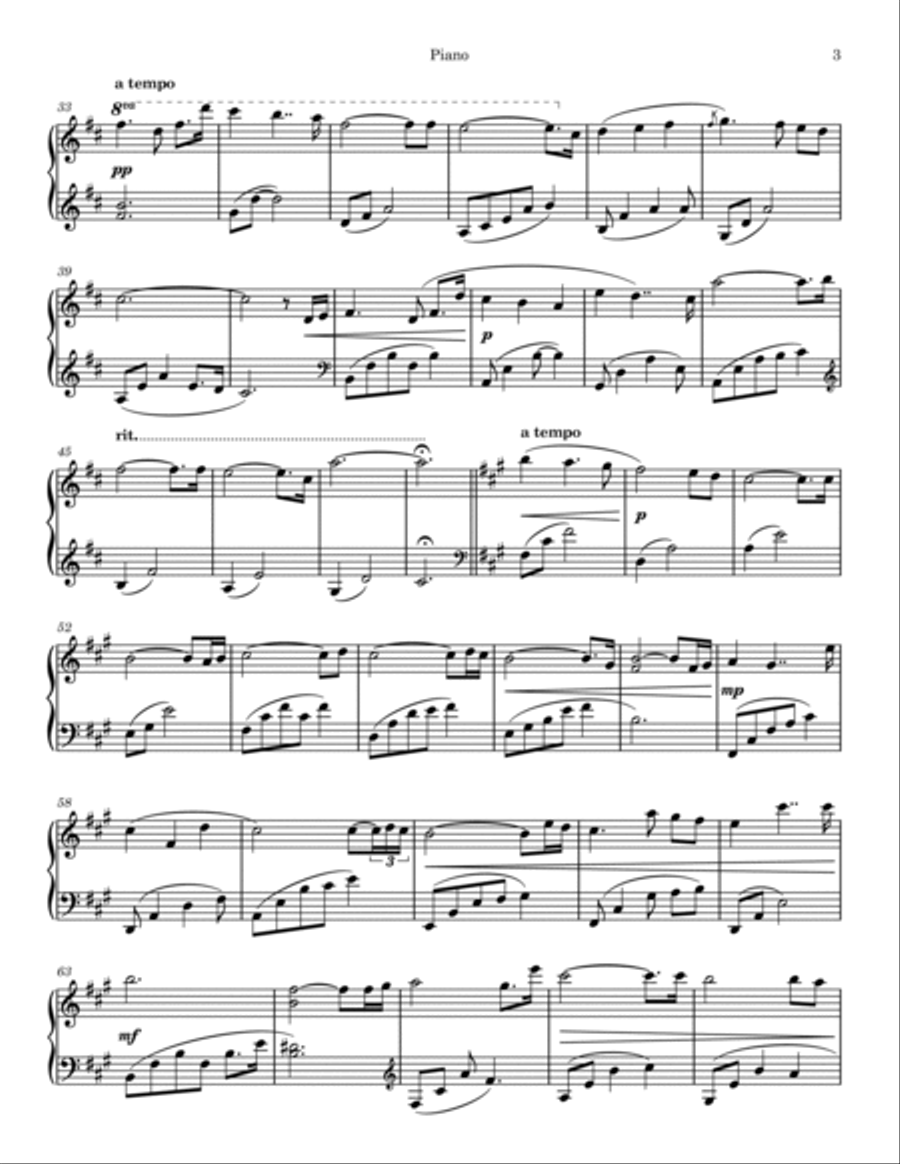 A Memory Of May A Memory Of May Piano Solo scores gallery preview page 2