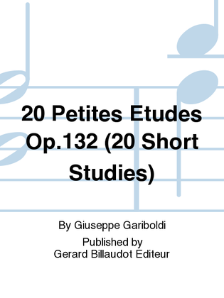 Book cover for 20 Petites Etudes Op. 132